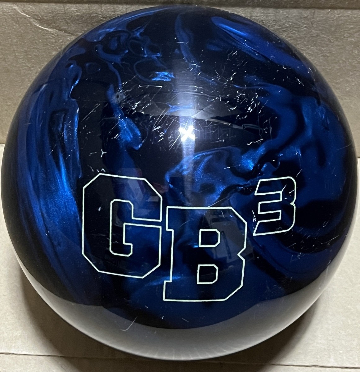 Ebonite Game Breaker 3 GB3 Black Blue 15 lb Bowling ball Used