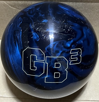 #ad Ebonite Game Breaker 3 GB3 Black Blue 15 lb Bowling ball Used Single Drill $79.99