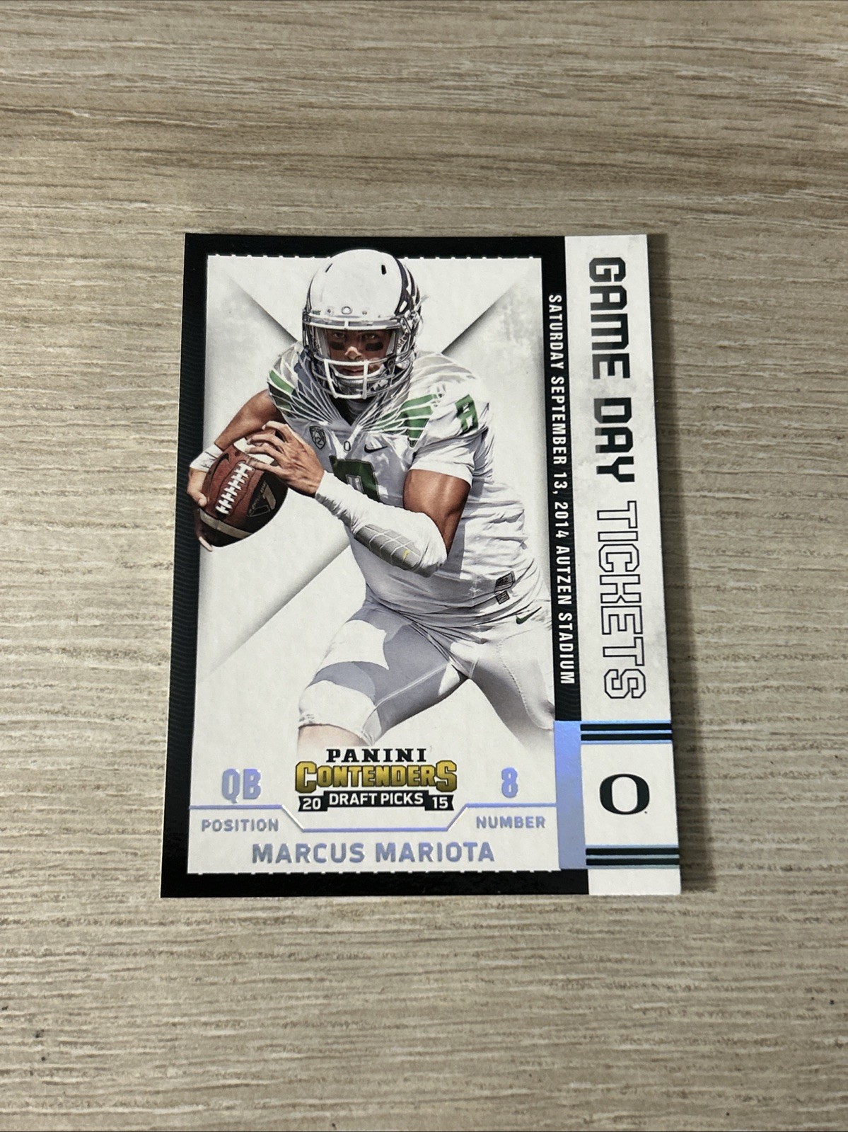 Marcus Mariota Panini Contenders Draft Picks Game Day Tickets #31 Base