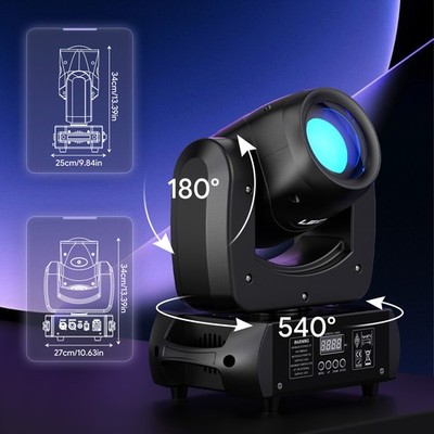 150W 18Prism RGBW LED Moving Head Gobo Beam DMX Stage Lighting DJ Disco Lights