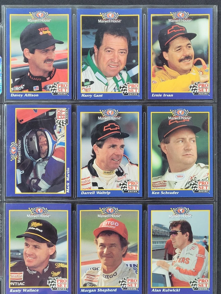 1992/93 Pro Set Maxwell House Complete (30 Cards Each) NASCAR Racing Card Sets - Image 4 of 4