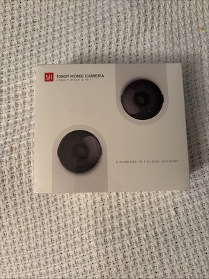 YI Home 2K pro Twin Pack Security camera model YYS.62121  NEW - SEALED BOX