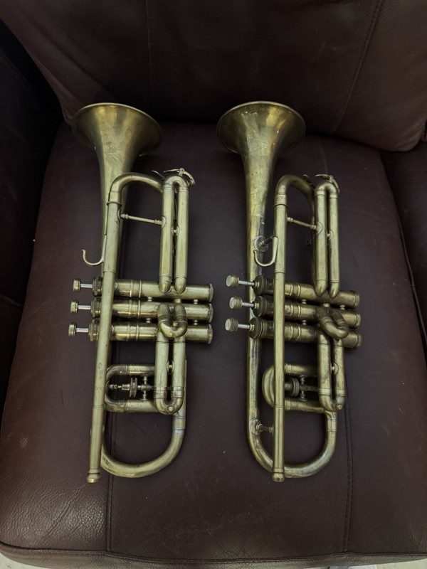 Conn 80A Bb cornet (Lot Of 2) For Parts Or Repair
