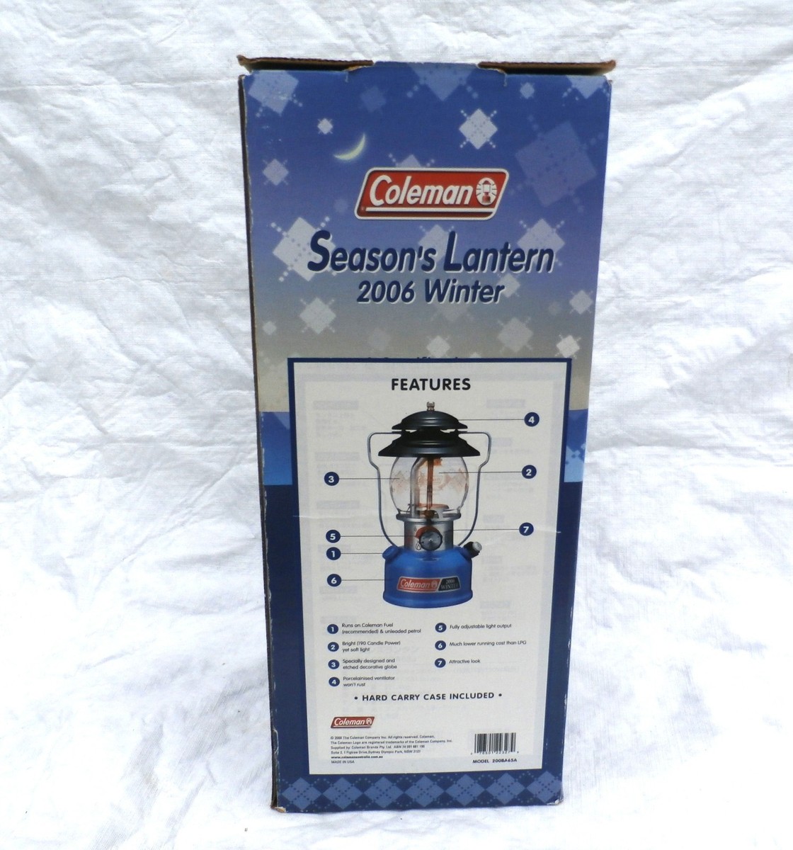 Coleman Seasons Lantern 2006 Limited Edition Winter Blue