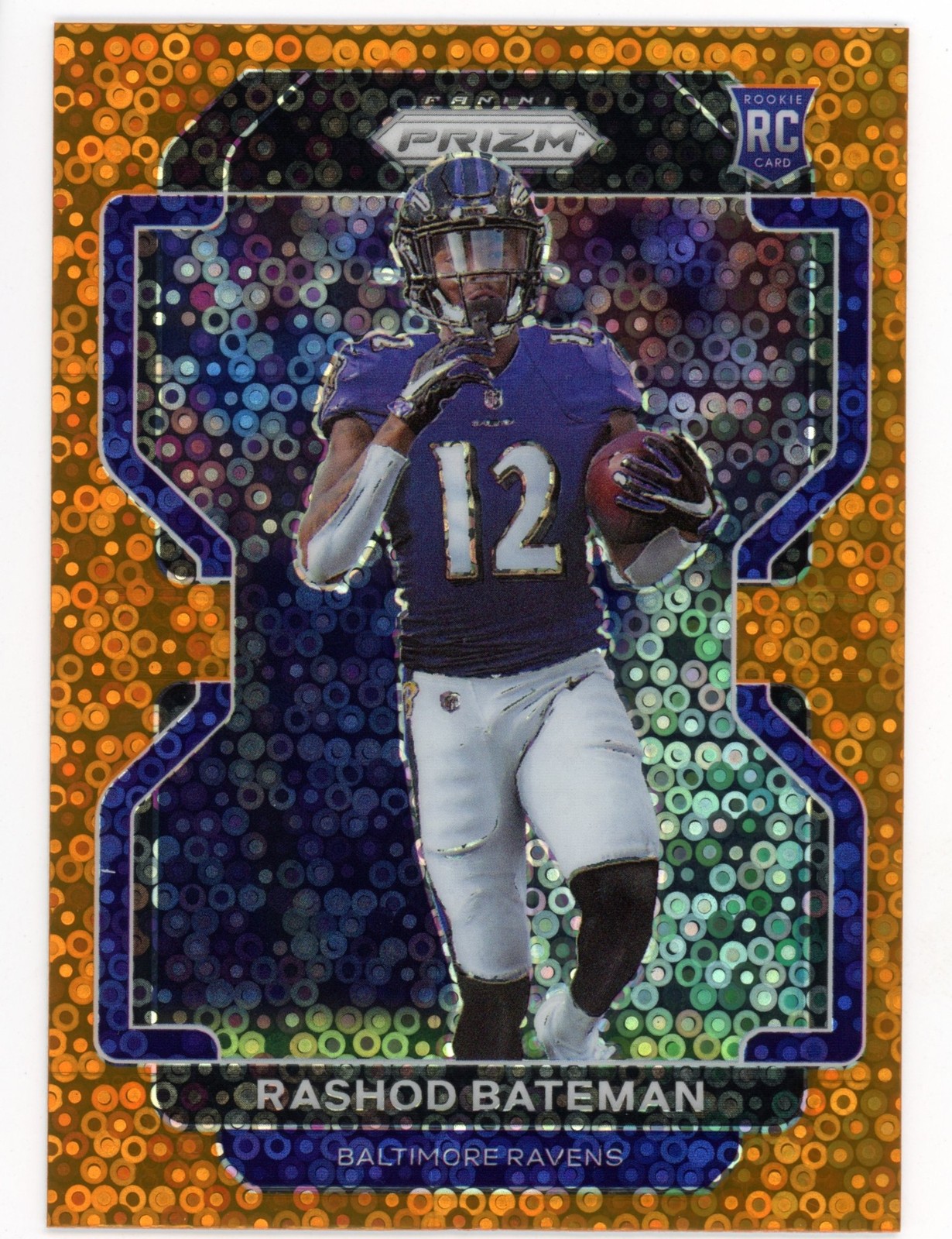 2021 Panini Prizm #340 Rashod Bateman Disco