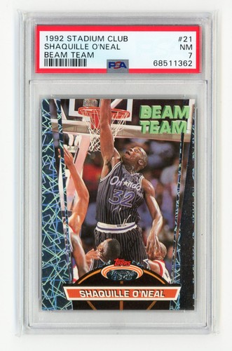 1992 Stadium Club Beam Team Shaquille O'Neal #21 card