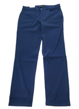 Members Mark Men's Moisture Wicking UPF30 Travel 5 Pocket Pant 32 x 32 NWT Blue