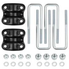Rear Axle U-bolts Plates For 1988-1998 Chevy Gmc 8.75 Leaf Springs Rear Axle U-bolts Plates For 1988-1998 Chevy Gmc 8.75 Leaf Springs