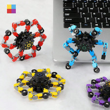 Transformable Fidget Spinners, 4 pcs Funny Sensory Fidget Toys for Kids