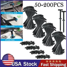 50~200PCS Nylon Universal Cable Tie Buckle Self-Locking Nylon Zip Ties Holder