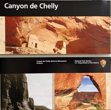 2026 CANYON de CHELLY MONUMENT - AZ   NATIONAL PARK SERVICE UNIGRID BROCHURE/MAP