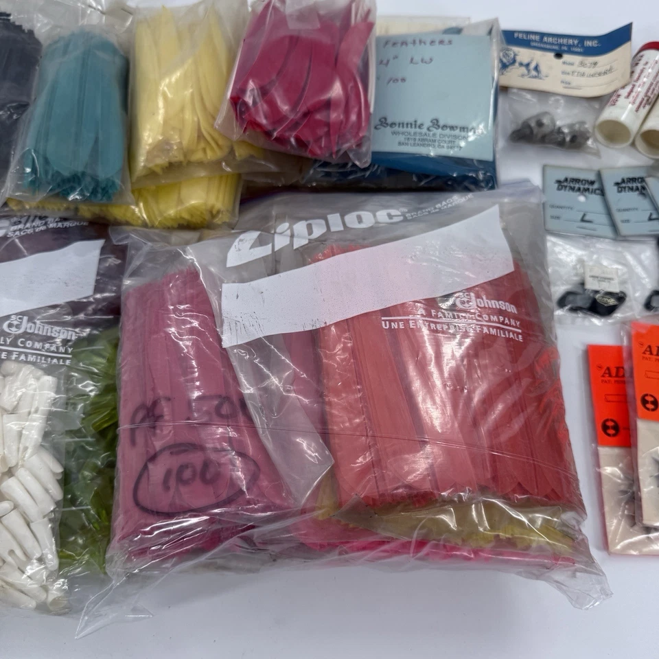 Vtg Archery Arrow Nocks Fletchings Arrow Makers Store Closing, NOS, Huge Lot - Image 3 of 4