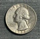 1964-D Washinton Quarter 90% Silver Denver Mint FINAL YEAR