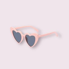 Pink Heart Eye Sunglasses