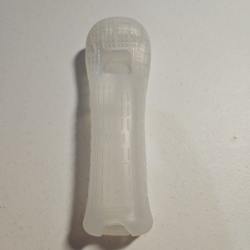 Genuine Nintendo Wii Controller Sleeve Silicone Rubber Jacket Case Remote White - Picture 2 of 2