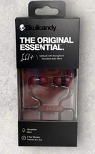 Skullcandy Ink'd Wired Earbuds In-Ear Headphones Mic Red Android NEW