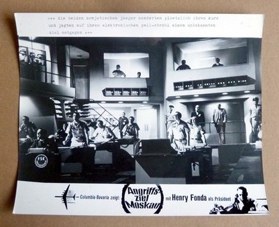 ANGRIFFSZIEL MOSKAU Fail Safe AUSHANGFOTO L C ´59 W. MATTHAU Henry Fonda SCI-FI