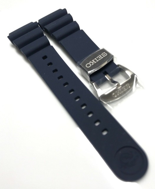 seiko blue rubber strap