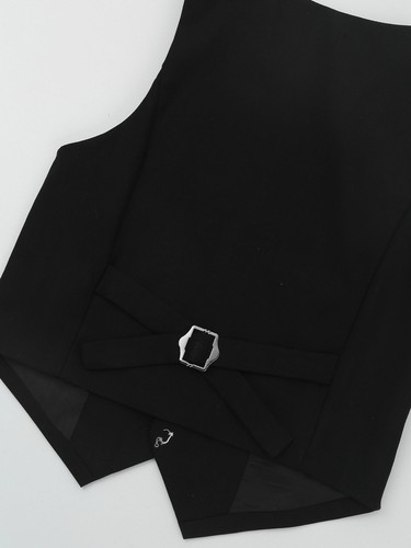 Niños Niños Traje de Fiesta Caballero Solapa Camisa Chaleco Pantalones Elásticos Blazer Vestido Conjuntos - Imagen 40 de 50