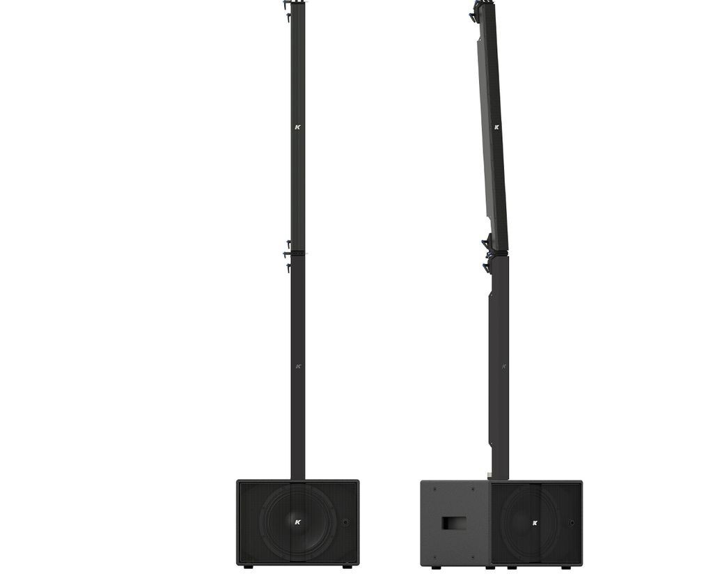 Pinnacle KR102 II 4000W EN54 K-ARRAY AUDIO SYSTEM 2 12'' Subwoofers