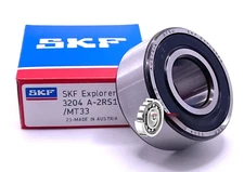 SKF 3204 A-2RS1/MT33 Double Row Bearing, (SKF 5204-2RS) 20x47x20.6mmNEW