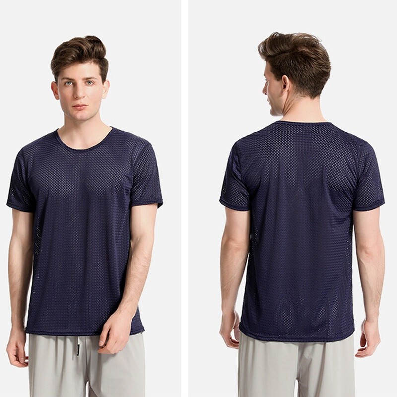 Herren-Laufshirt Kühlend Eisseide Schnelltrocknend Produktbild-Vorschau 5