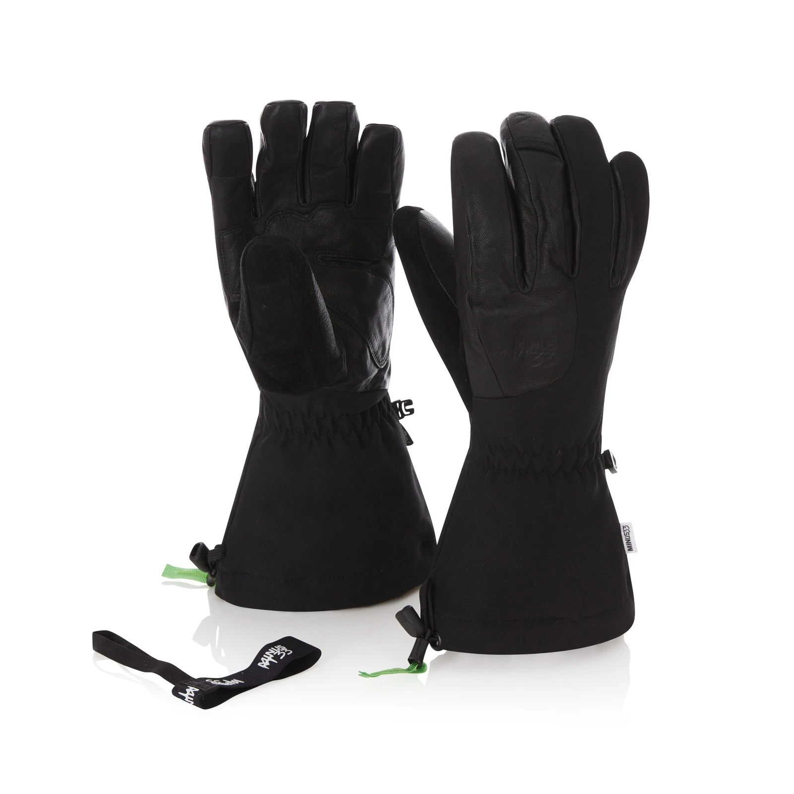 Leather Ski Glove - Warm Breathable Winter Gloves for Snow Sports - Wool Insu...