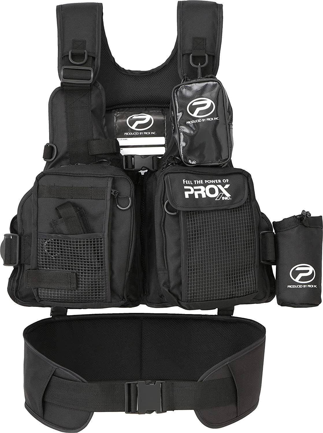 Prox Fishing Floating Game Vest (with Supporter) Free Size Black x