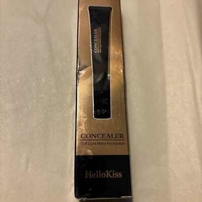 HelloKiss Concealer Soft Light Matte Foundation 06#  No.9505 18ml New Unopened