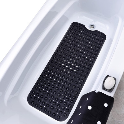 Slipx Solutions Power Grip Extra Long Bath Tub & Shower Mat 39X16, Wet Floor Non