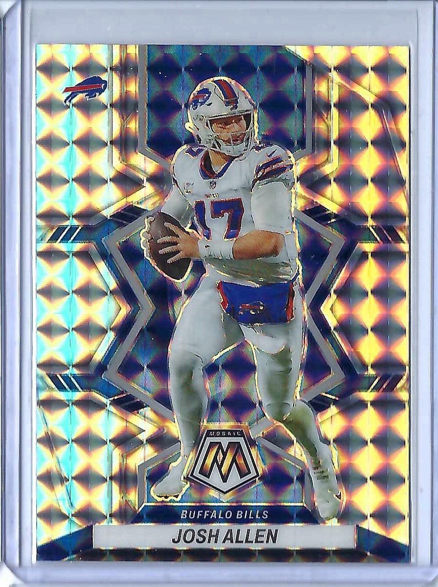 2022 Mosaic Silver Mosaic Prizm JOSH ALLEN #20 C037