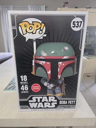 Funko Pop! Vinyl Mega 18" Star Wars - Boba Fett - Gamestop Exclusive #537 NEW