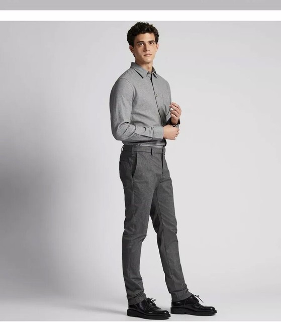 New! Uniqlo Chino Flat Front 36 X 34 Inch $40 Choose: Blue Grey Olive Black | eBay