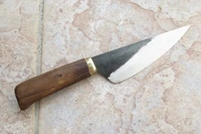 Crude - 5 Inch Premium Asian Carbon Steel Boning Chef Kitchen Knife, Sharp