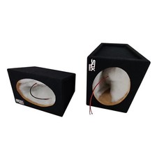 SDX Audio 6"x9" Speaker Enclosure Pair w Internally Pre-Wired Fast-On Terminal