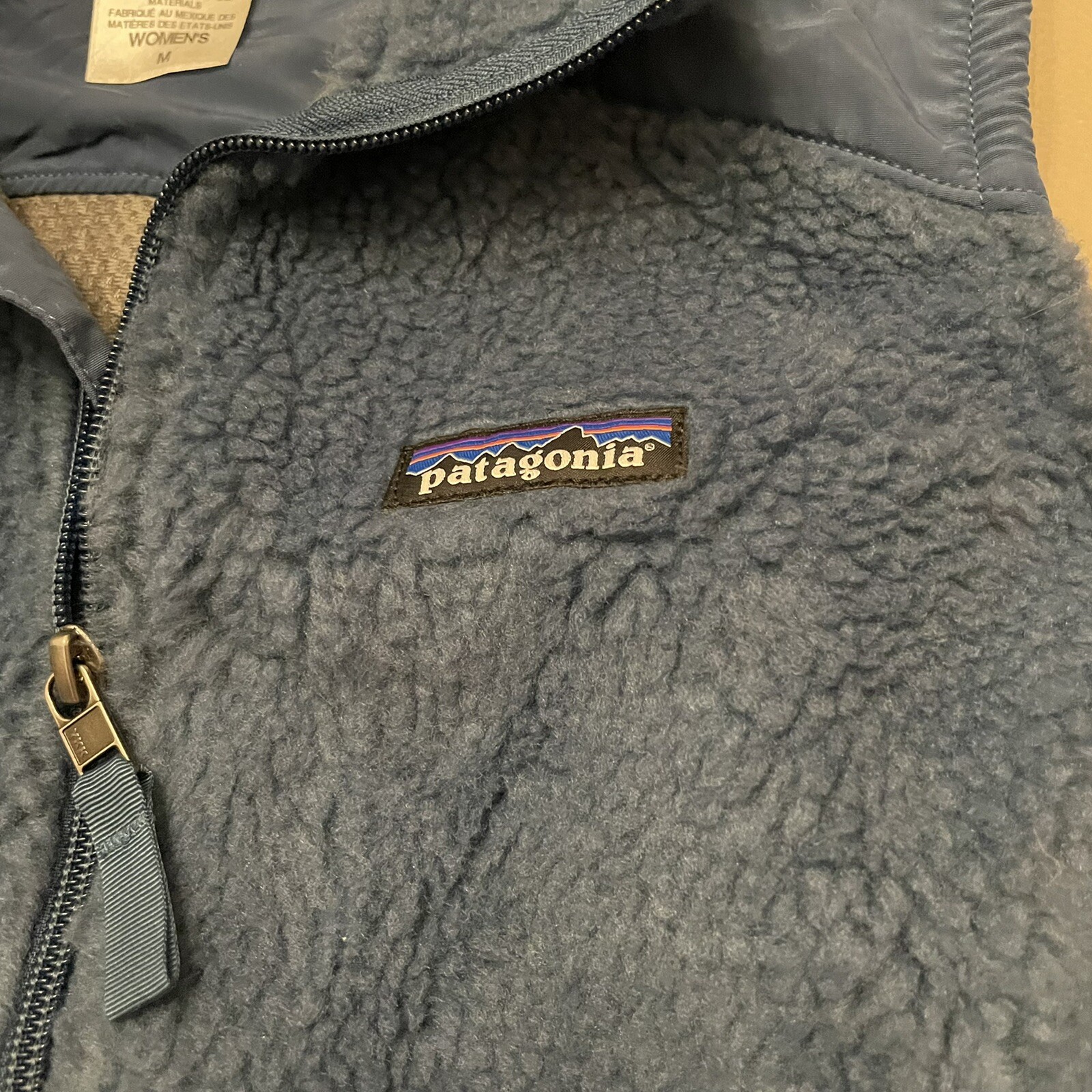 Patagonia Womens Retro X Deep Pile Sherpa Fleece Vest… Gem