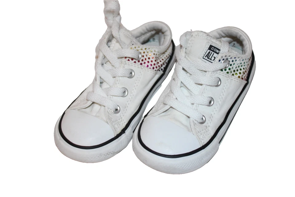 Zapatillas deportivas Converse Pride Rainbow Dot Madison blancas talla 8 Foto 2 de 4