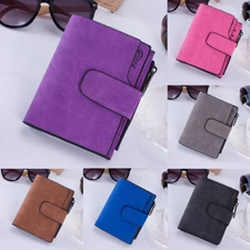 Women Ladies Leather Wallet Purse Short Clutch Card Holder Bifold Purse Handbag
