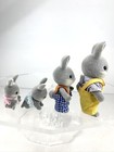 SYLVANIAN FAMILIES CottonTail Rabbit Calico Critters Gray Grey Bunny Epoch Toys — photo 9