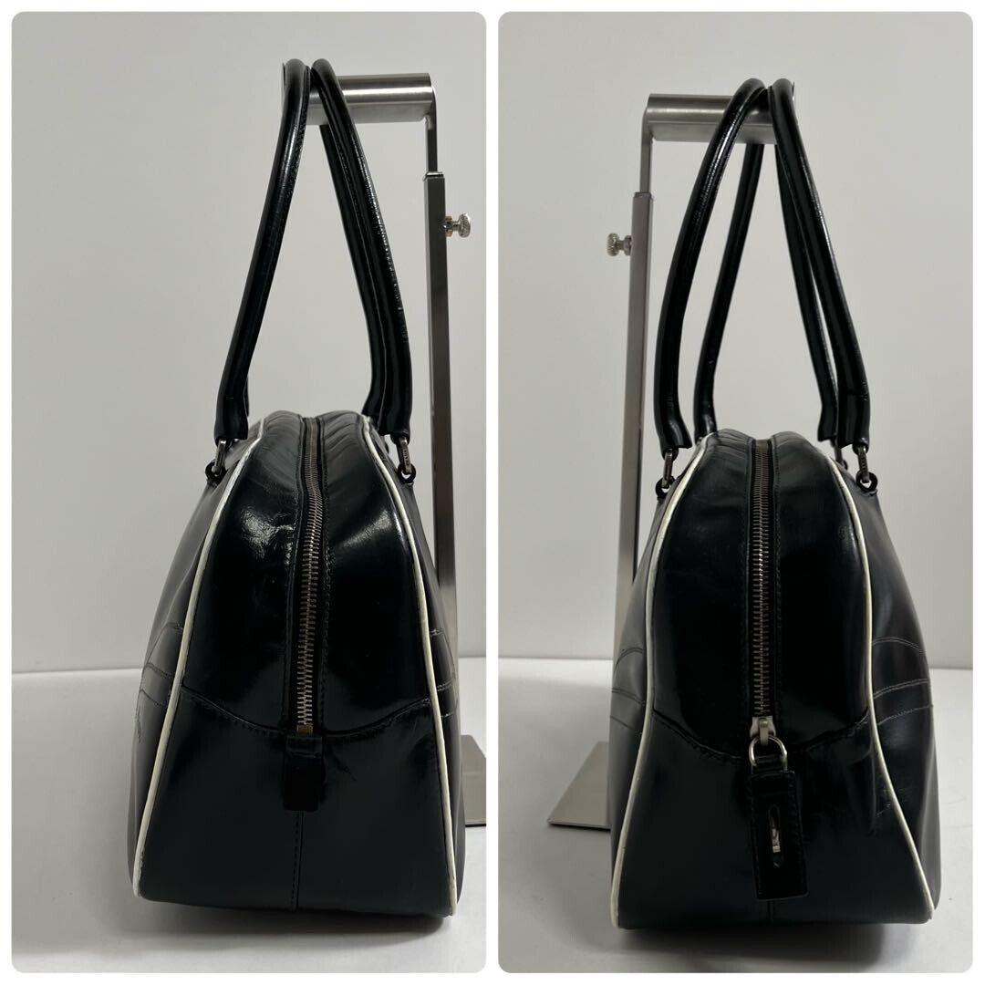 PRADA Vintage Archive Women's Boston Bowling Bag Handbag PRADA Vintage Archive Women's Boston Bowling Bag Handbag