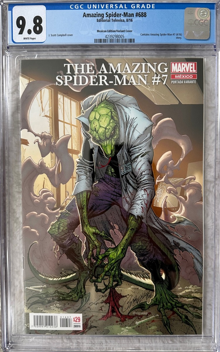 Amazing Spider-Man 688 CGC 9.8 Campbell Variant Ltd (Mexico