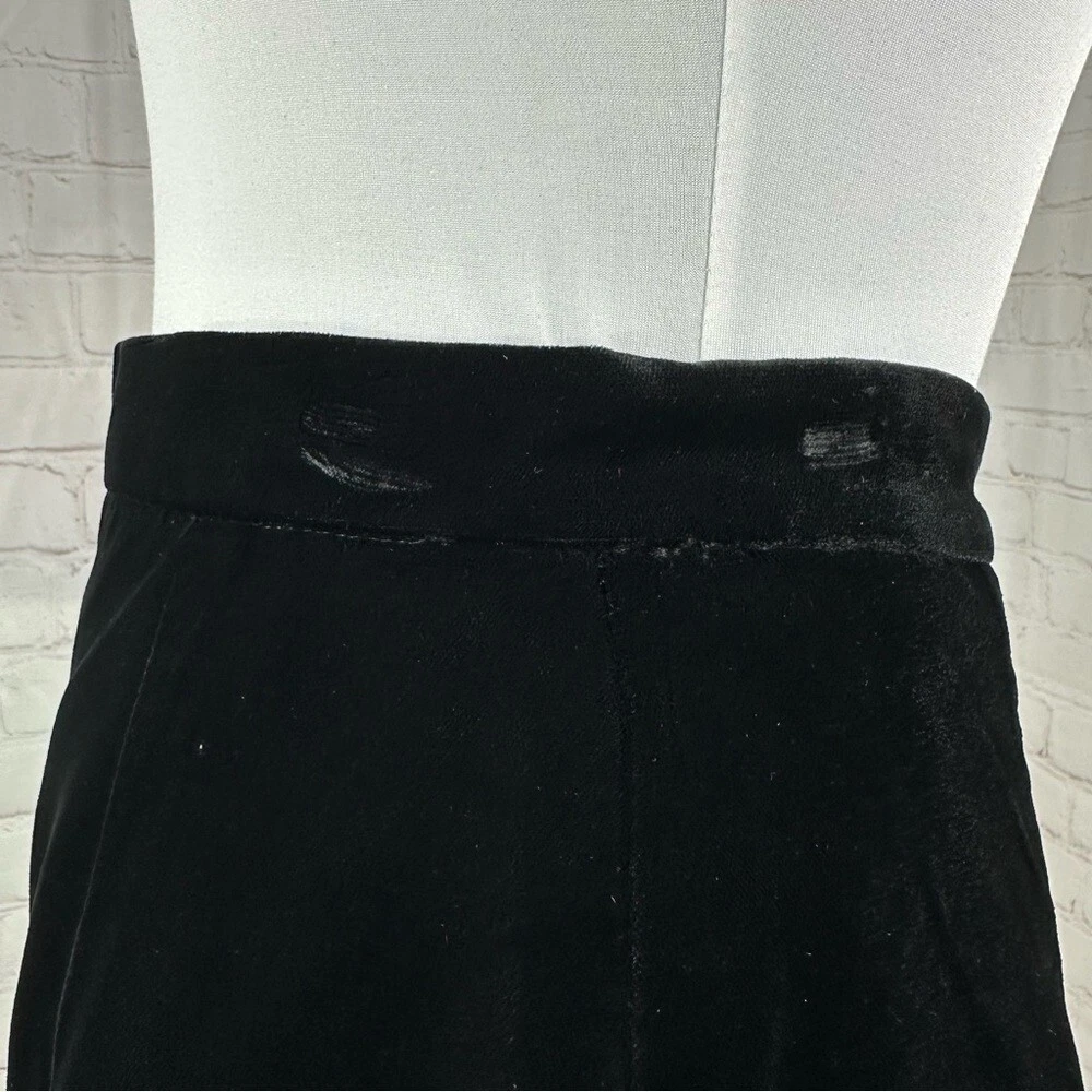 Gonna a matita Valentino Studio donna nera velluto silenziosa lusso designer W27