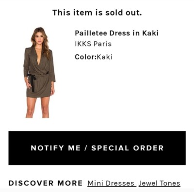 Revolve Pailletee Sparkly Brown Mini Dress Sold Out Small | eBay