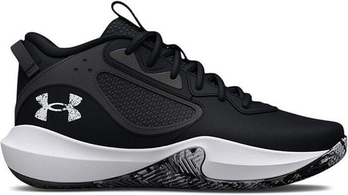 Under Armour Lockdown 6 Mens Size 11 Black And White With Metallic Gold Logo Under Armour Unisex Lockdown 6 Basketball Shoes  main image 4
