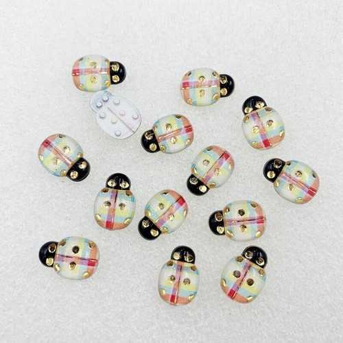 Lovely Beetle Flat Back Acrylic Scrapbook Decorative DIY flatback rhinestone R43 - Picture 5 of 28