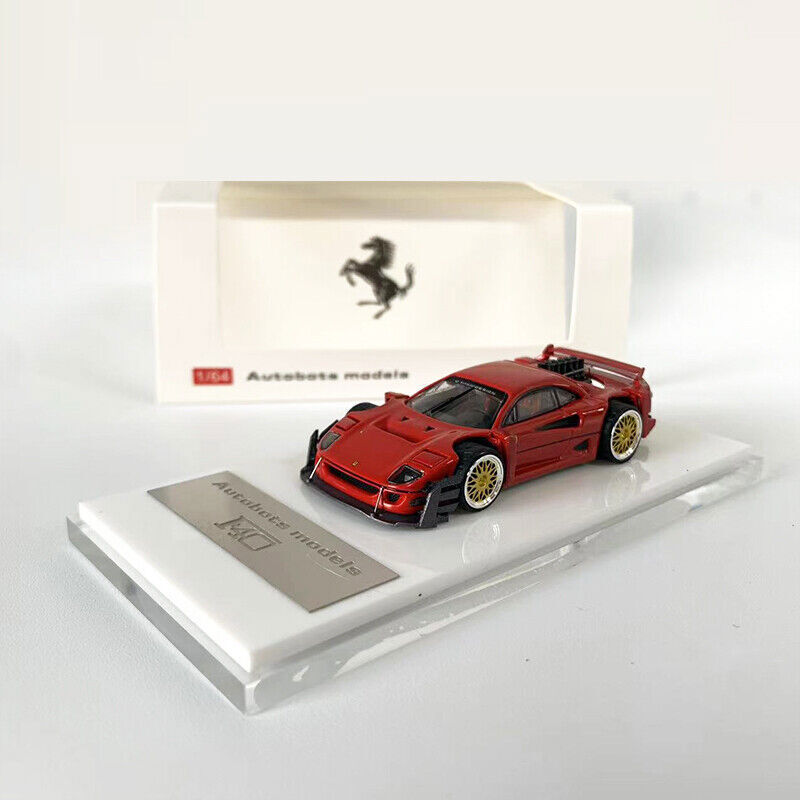 Autobots 1:64 Model Car Ferrari F40 Yasid Refitting Alloy Sport Concept -Red