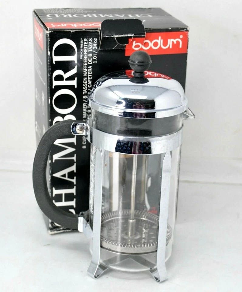 Bodum Chambord CAFETERA PRENSA FRANCESA 8 tazas cafetera 1928 Foto 2 de 4