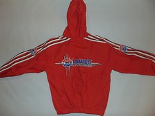 Vintage Nascar Racing Motor Speedway Kids Youth Jacket Hooded Sz Medium 10/12