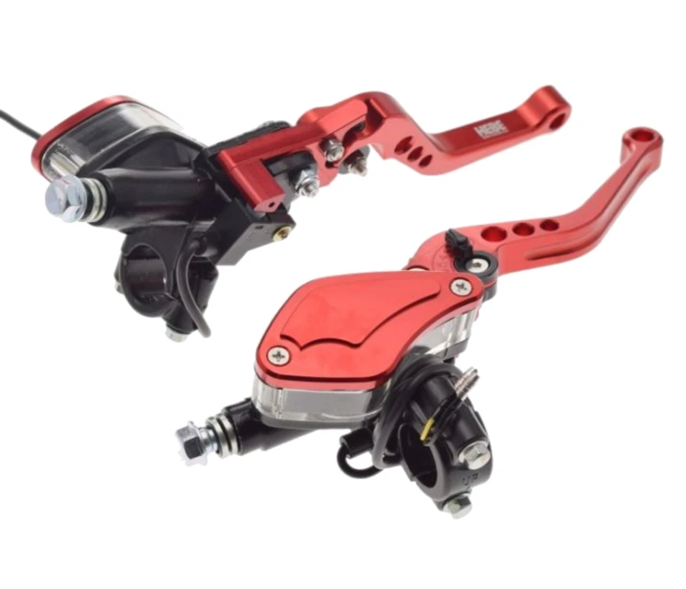 Universal Hauptbremszylinder Bremspumpe CNC Rechts Links für MOTORRAD ROLLER ATV - Bild 2 von 2