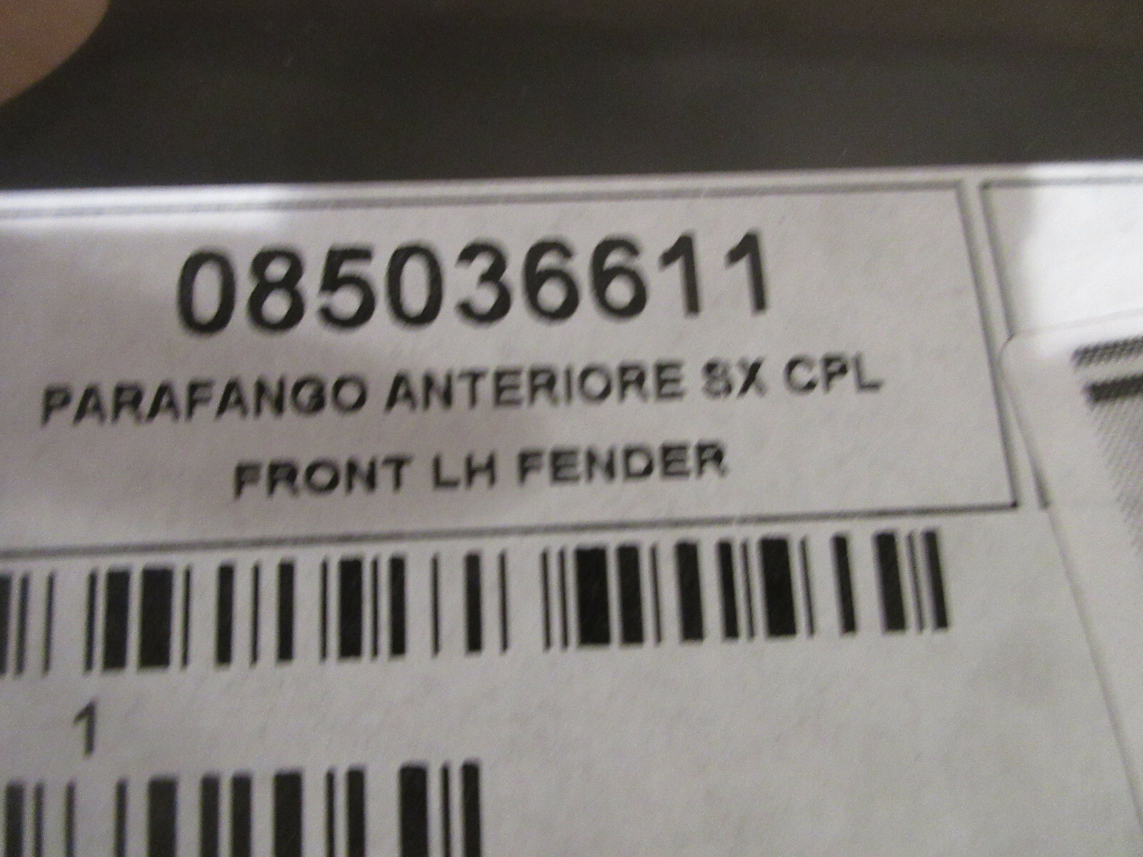 Ferrari California t - LH Front Fender (NEW) - P/N 85036611
